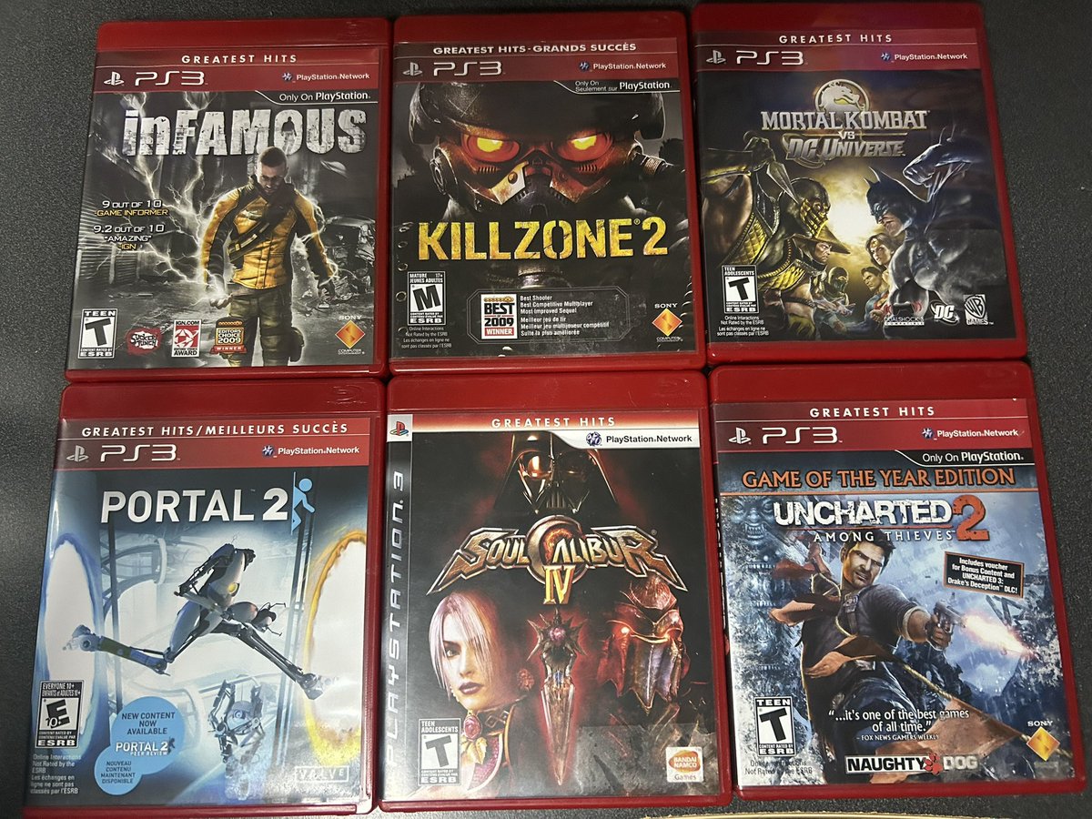 it’s time for me to speak my truth

i like the red Greatest Hits label and packaging for PlayStation games