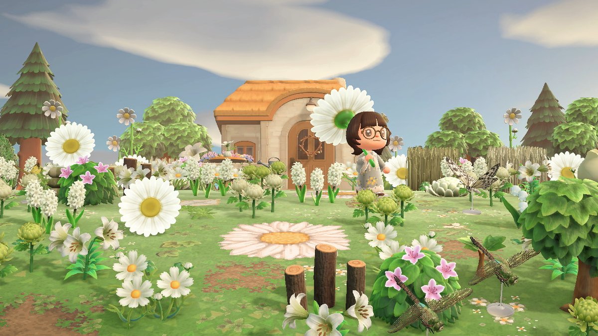 RaeFaeACNH's tweet photo. Take a walk with me . . . 

These are just a few of my favorite areas on my island. The green foliage and sweet scent of flowers melt all of my worries away 💕

Take a stroll through Lobelia ⬇️
🌼🐸 DA-5330-7417-3553 🐸🌼
#acnh #acnhdreamaddress #animalcrossing https://t.co/Q0qkbTVClp