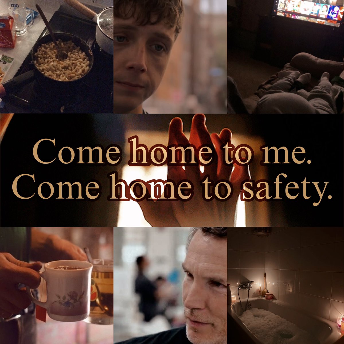 Kittyindapitt's tweet image. GIVEAWAY PRIZE FOR @transLBH 

Come home to me. Come home to safety. 

#huckleabbot • Fully SFW • Teen and up • 3.1k 

Autistic Dennis • Established relationship • domestic fluff • caring Jack • 

archiveofourown.org/works/83603486