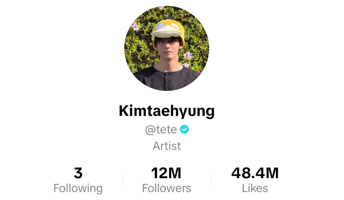 12M for tete🙂‍↕️he’s now the fastest male idol to reach this milestone (in 40 days)🔥