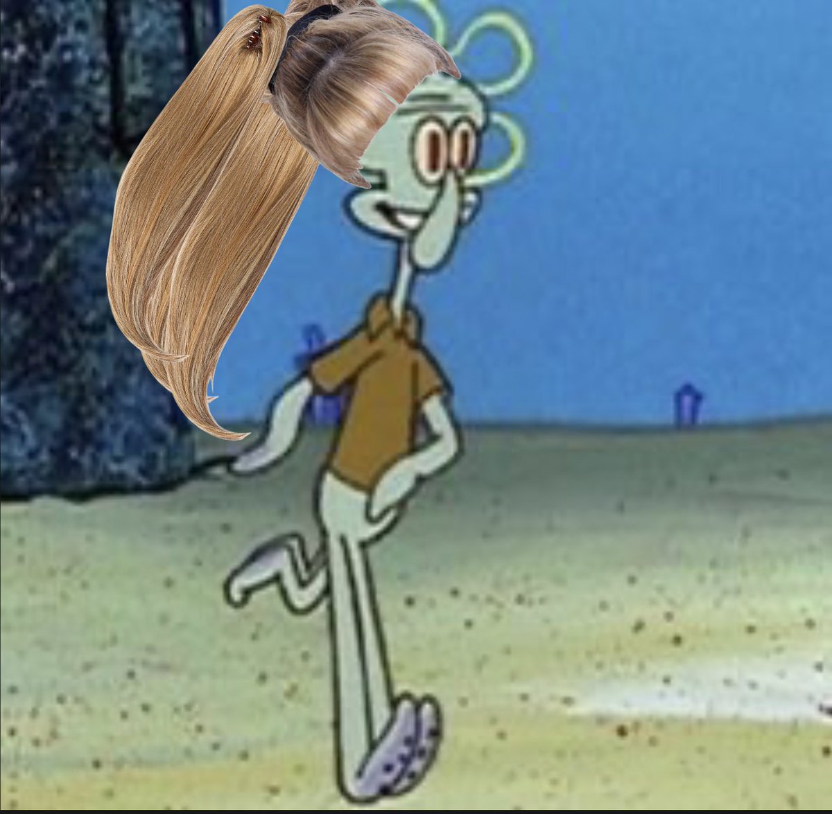 darling_real45's tweet image. Me once I get my hair done &amp;lt;3  #squidward