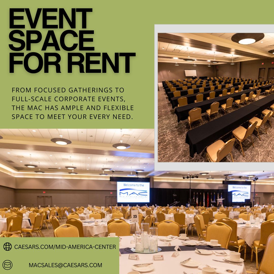 BackAtTheMac's tweet image. Are you ready to create an unforgettable event? Let us guide you! With our talented and dedicated team, we will ensure your experience is exceptional. 🤩
Learn more here: bit.ly/3tDRRIX
#eventspace #midamericacenter