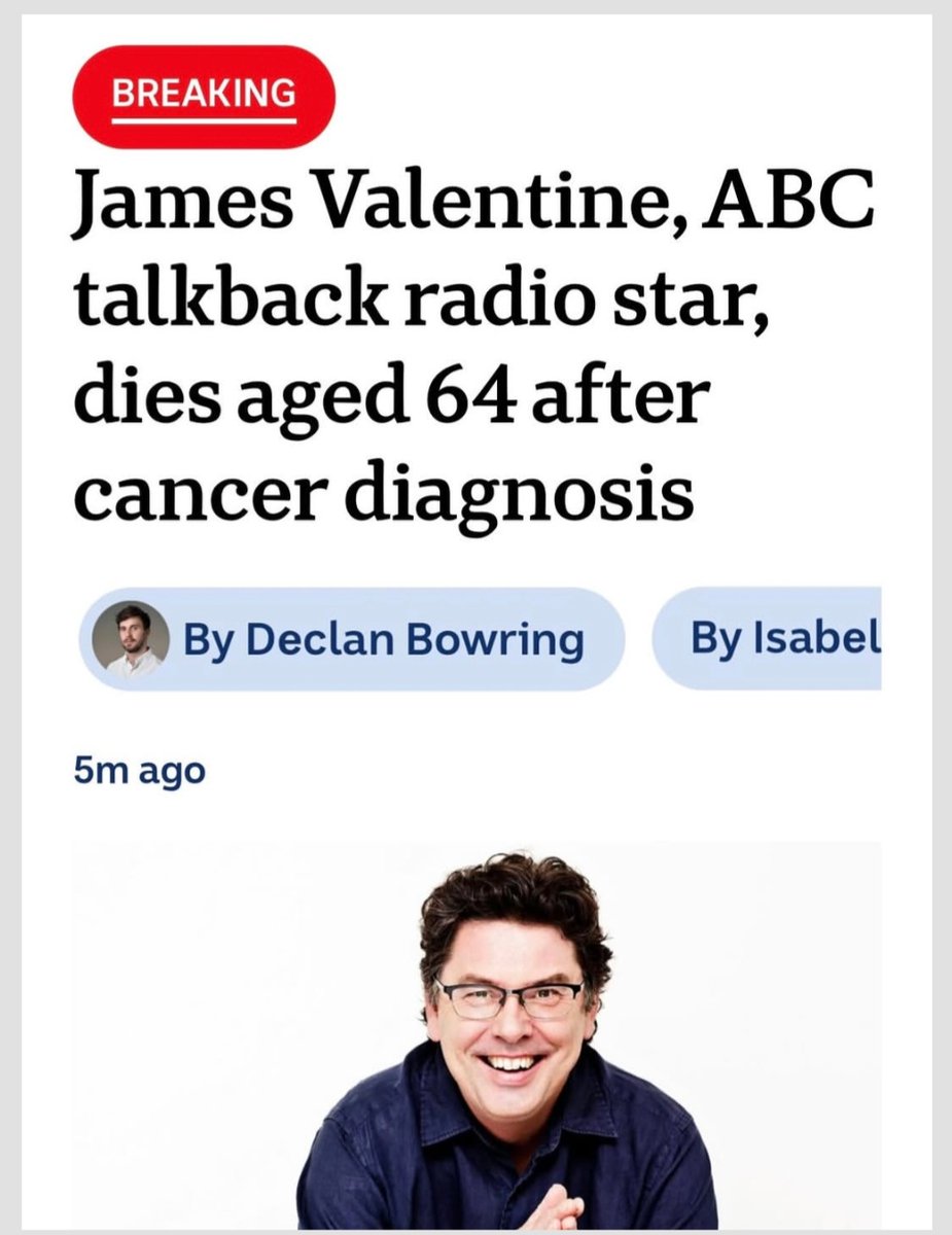 PeterWMurphy1's tweet image. I may be nit-picky here but I'm genuinely disappointed ABC News referred to James Valentine as a "talkback radio star" while Nine's SMH used the more dignified "ABC radio presenter". "talkback"?! The ABC seems to be trying to sound like tabloid media. #journalism #radio 📻
