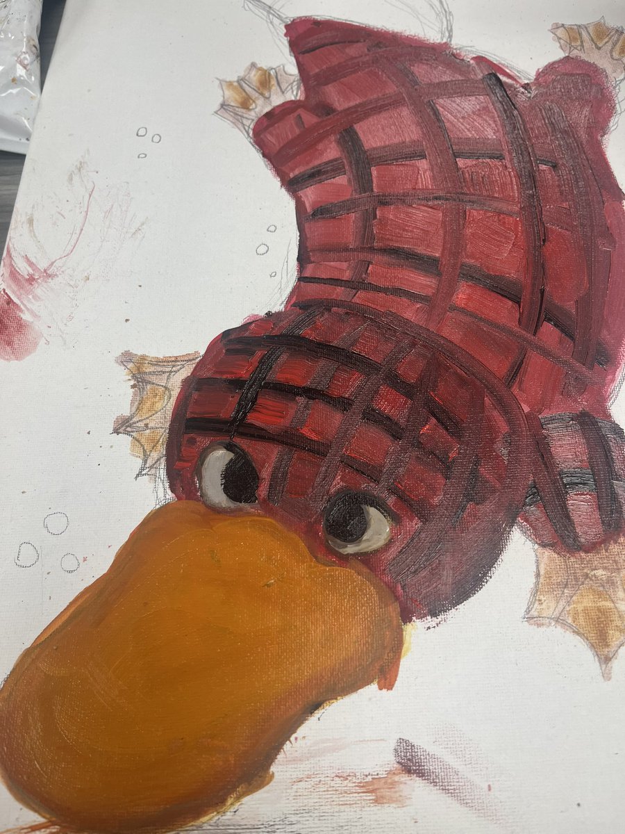Plaidypus painting update