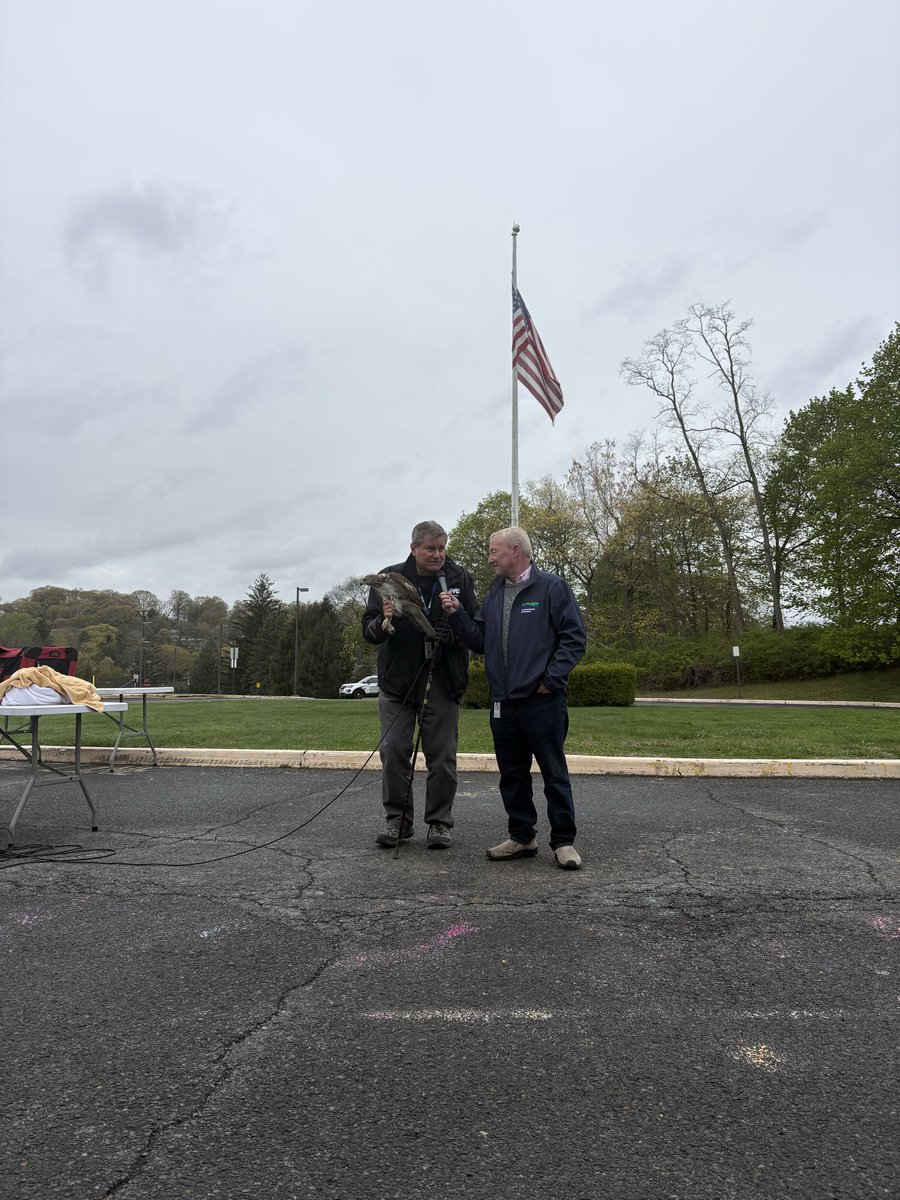ksrschliessman's tweet photo. We proudly celebrated Earth Day with our Hawk Release, a reminder of the importance of protecting wildlife. This year’s hawk, Conrad (inspired by Bye Bye Birdie), soared into the sky as a symbol of freedom, care, and our commitment to animals and the environment. 🦅🌱 #EarthDay https://t.co/GpwaXdTaA0