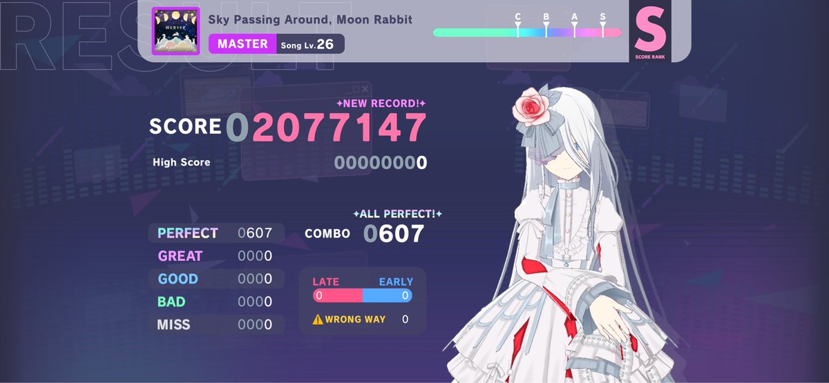 Ex AP #567
Mas FC #525
Mas AP #439

So many short green notes on Mas, they almost blend in with the white ones a few times, which can make you think they’re single notes causing you to miss.