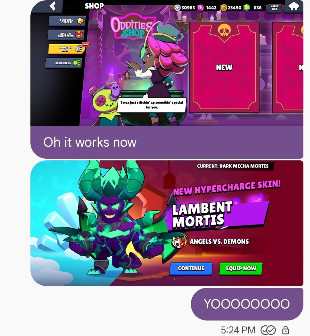 AliseAnimations's tweet photo. @BrawlStars Gracias Supercell https://t.co/XsqUlli9FR