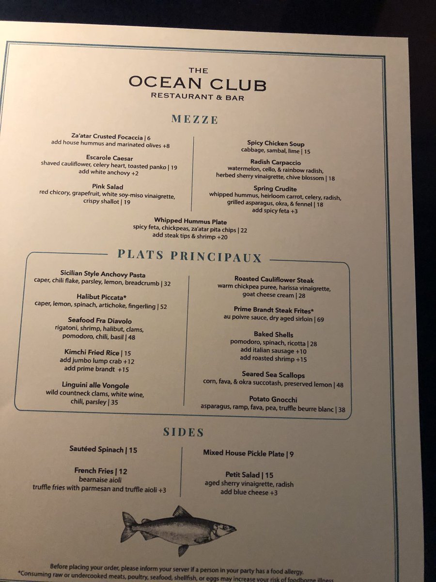 Last ones. 17th b/c I forgot it earlier and final round of the day card. Got lucky on that final hole birdie but that’s what’ll keep me coming back. Dinner at the Ocean Club. The spicy chicken soup was excellent and much needed. Kimchi Fried rice w/ lump crab was fire 🔥