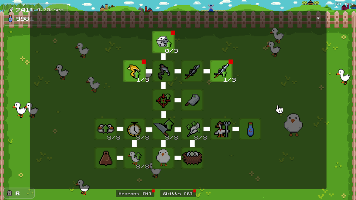 GooseSluice's tweet photo. New upgrade icons for the current skill tree!

#goosesluice #sluicethatgoose #indiegame #gamedev #indiedev #incrementalgame https://t.co/nQ7WGS6vQ9
