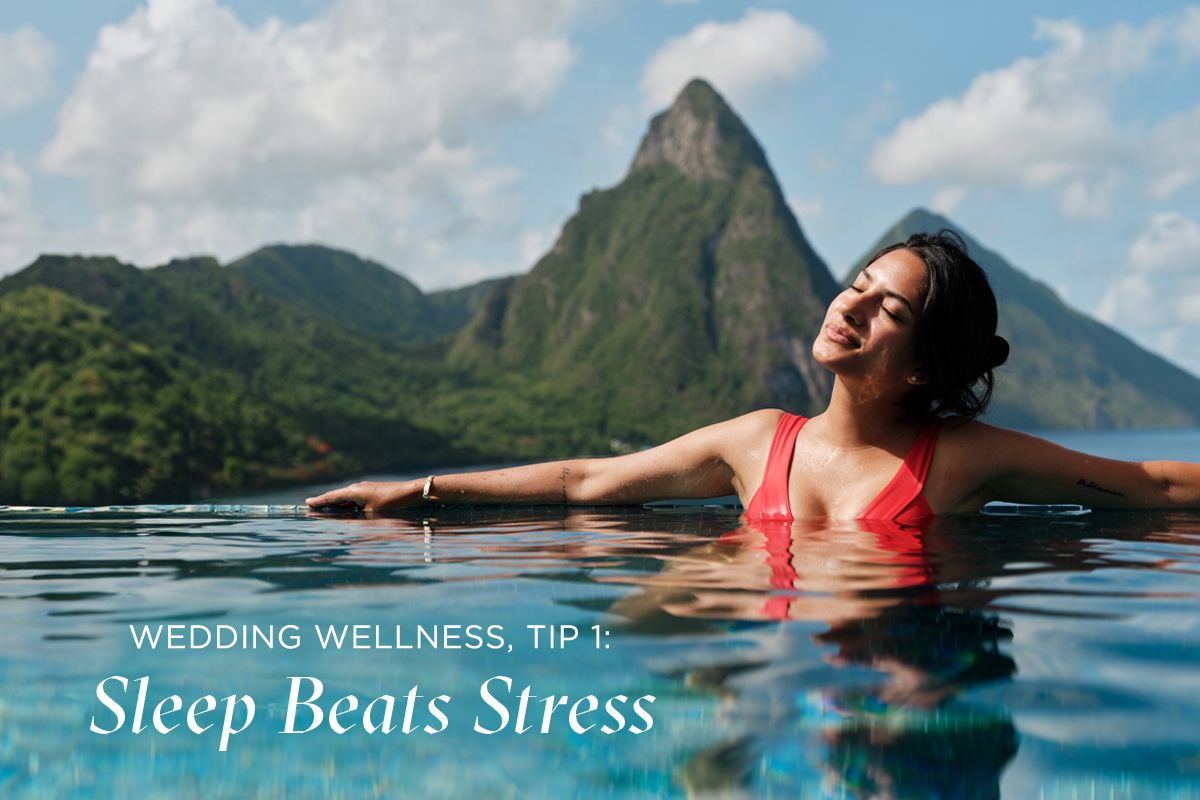 bridalguidemag's tweet image. Welcome to #WellnessWednesday with @travel_stlucia, where couples can learn how to make wellness a part of their wedding plans 💚 

Tip 1: Until you reach Saint Lucia and immerse in her
natural beauty, try a wave machine or evening meditation to relax and rest while planning. 💤