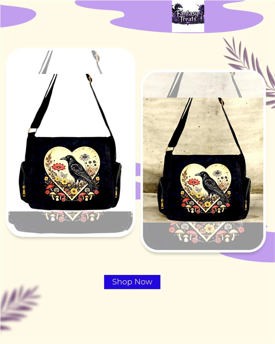 Zombiekitten32's tweet image. Elevate your style with the Gothic Raven Wildflower Heart Canvas Messenger Bag for just $32.85. Perfect for those who dare to stand out. #GothFashion #UniqueStyle

Shop Now ebay.com/itm/Gothic-Rav…