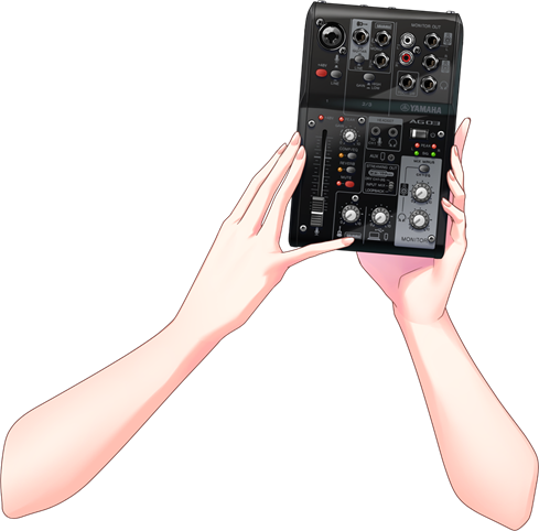 YamahaGame_jp's tweet image. 「AG03MK2」と「AG06MK2」の持ち方が危なっかしいというご意見を多数いただきましたので、もう少し安心できる持ち方のものをご用意しました。
ご活用ください。