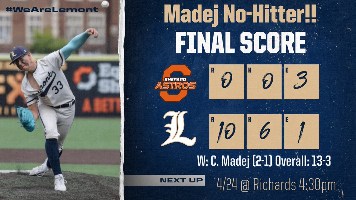 Lemont Baseball tweet media