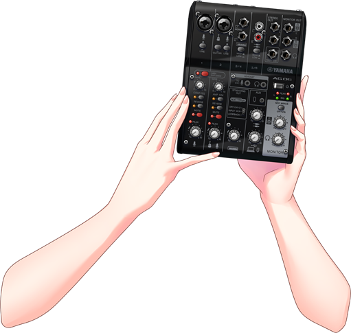 YamahaGame_jp's tweet image. 「AG03MK2」と「AG06MK2」の持ち方が危なっかしいというご意見を多数いただきましたので、もう少し安心できる持ち方のものをご用意しました。
ご活用ください。