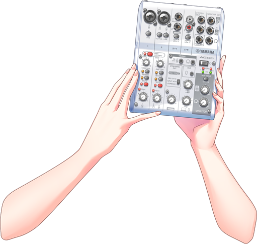 YamahaGame_jp's tweet image. 「AG03MK2」と「AG06MK2」の持ち方が危なっかしいというご意見を多数いただきましたので、もう少し安心できる持ち方のものをご用意しました。
ご活用ください。