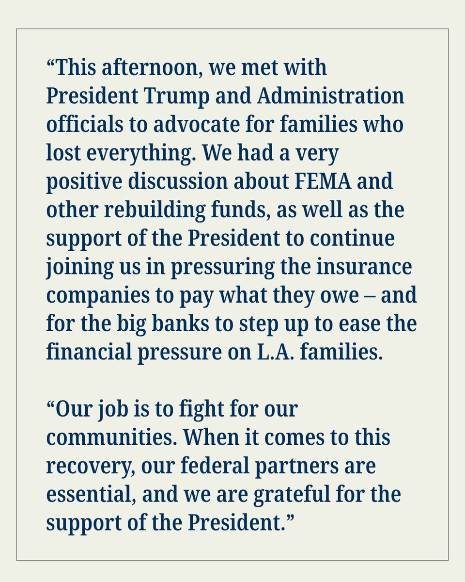 Mayor Karen Bass tweet media