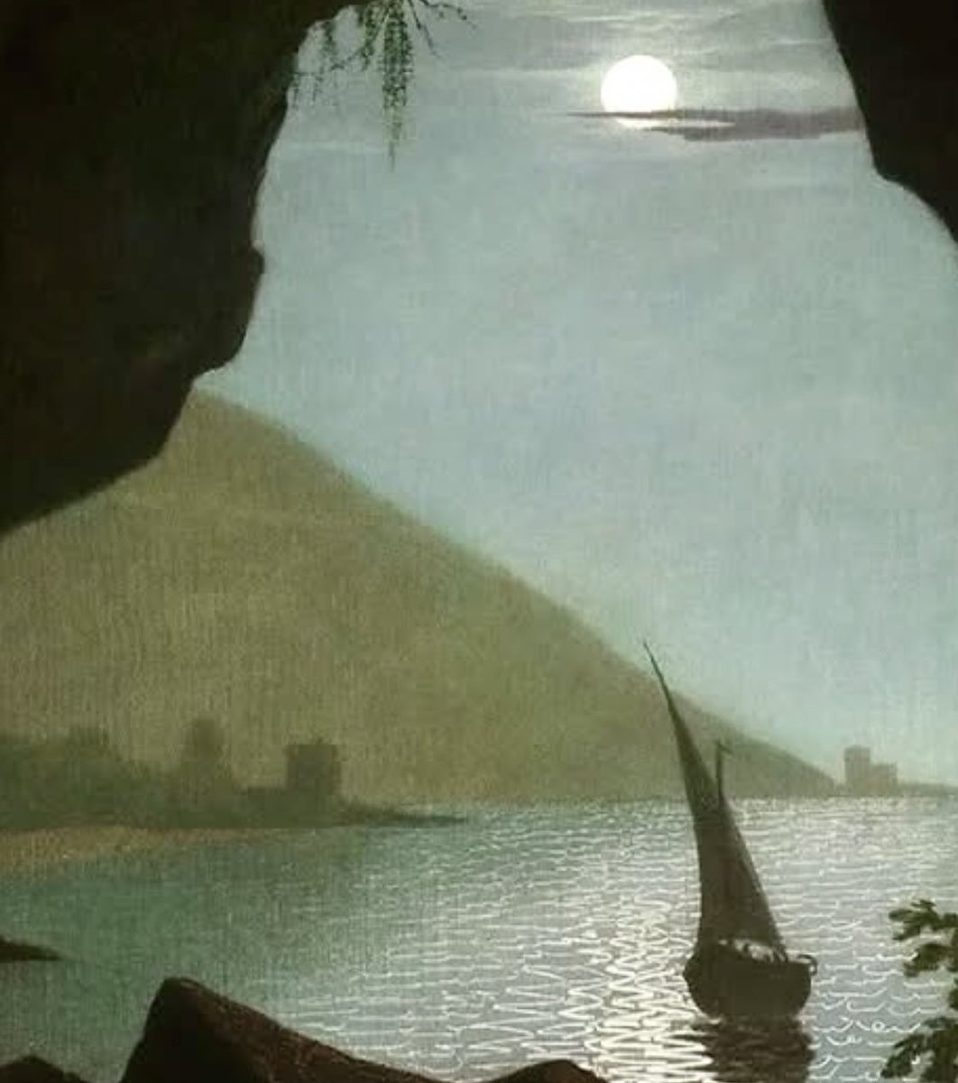 nissnickmich's tweet image. “Gruta en el Golfo de Salerno” (h. 1774). Obra del pintor inglés Joseph Wright de Derby #arte #pintura #paisaje #gruta #belleza #curiosidades #felizjueves #23abr
