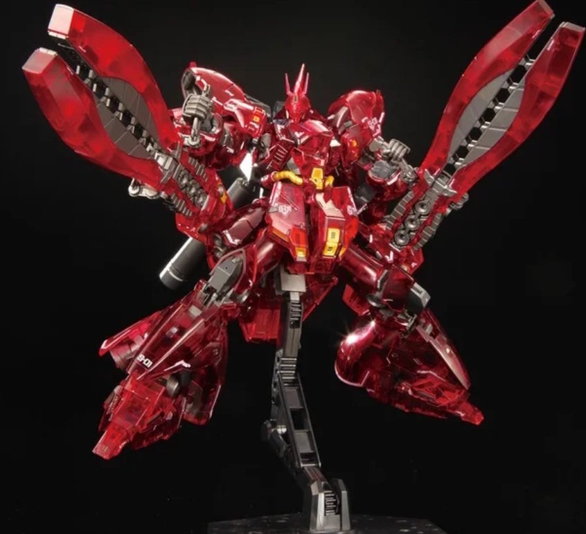 ガンダムサイドFの4周年記念商品はRG FFサザビークリアカラー😁発売日は5月2日です！同時にガンダムサイドF限定のHG達も再販してくれないかなぁ😅🙏
#ガンダムサイドf　#ffサザビー　#4周年