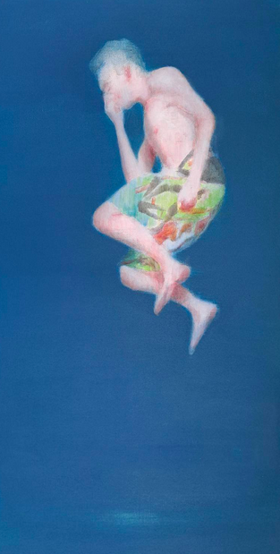 msabine900's tweet image. #WilfridMoizan #France    
Wilfrid Moizan (b. 1969)  
TIME TRAVELER 14, 2025 
Acrylic on canvas