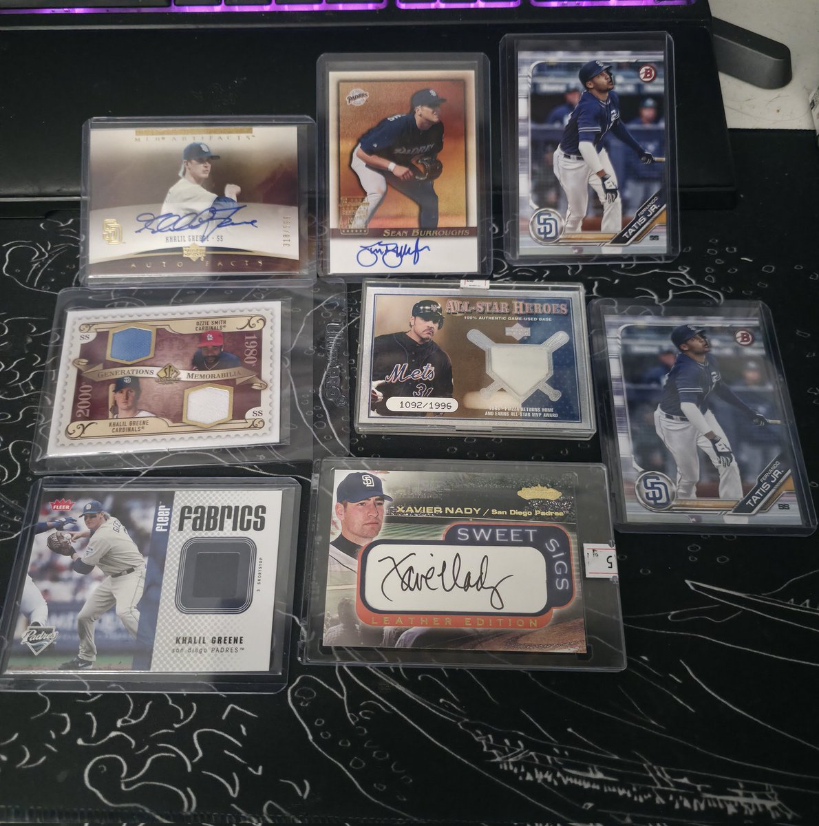 Another great find from the card shop...yall remember Xavier Nady??