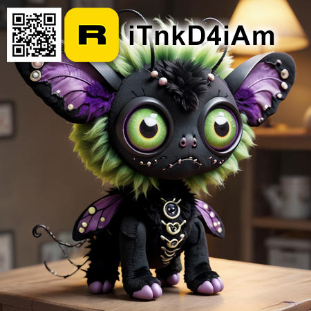 MyGothGirlFren's tweet image. Look at what I found! #9677 Tekla's Demented Plushies, #design #idea rarible.com/token/0xc91544… via #Rarible

#TeklasDementedPlushies #TeklasDPS #TDP
#NFT #Ethereum #ETH #Plush #Plushies #Collectibles #rarible