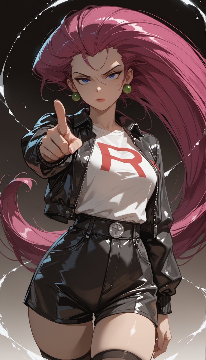oneesan_aiart's tweet image. Jessie — in a fresh new outfit beyond her classic look, she still carries that bold flair and dramatic charm that makes every entrance unforgettable 💜✨ #Jessie #TeamRocket #Pokemon