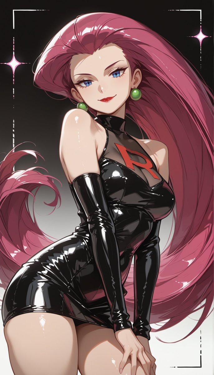 oneesan_aiart's tweet image. Jessie — in a fresh new outfit beyond her classic look, she still carries that bold flair and dramatic charm that makes every entrance unforgettable 💜✨ #Jessie #TeamRocket #Pokemon