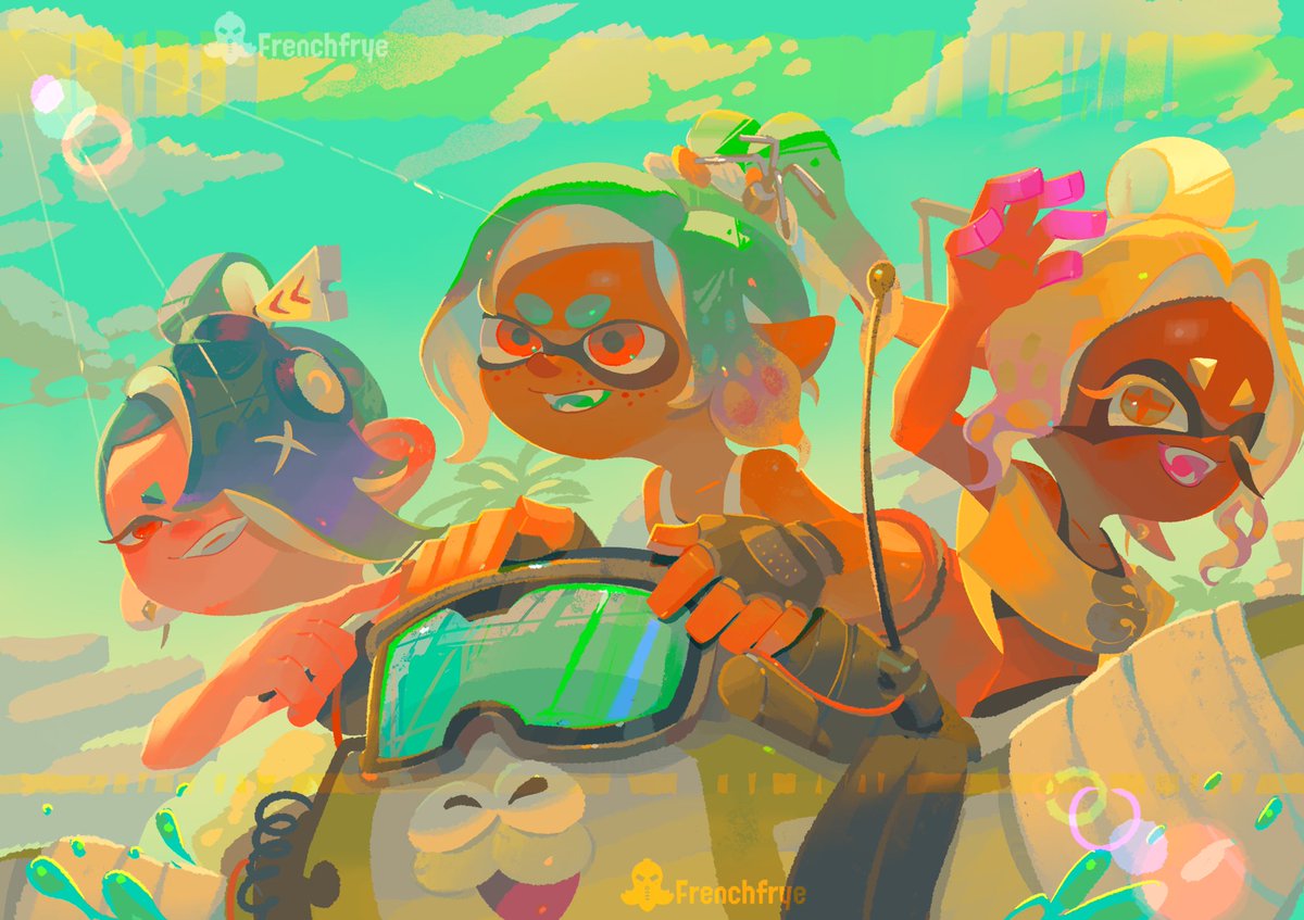 Fun in the sun 
#splatoon