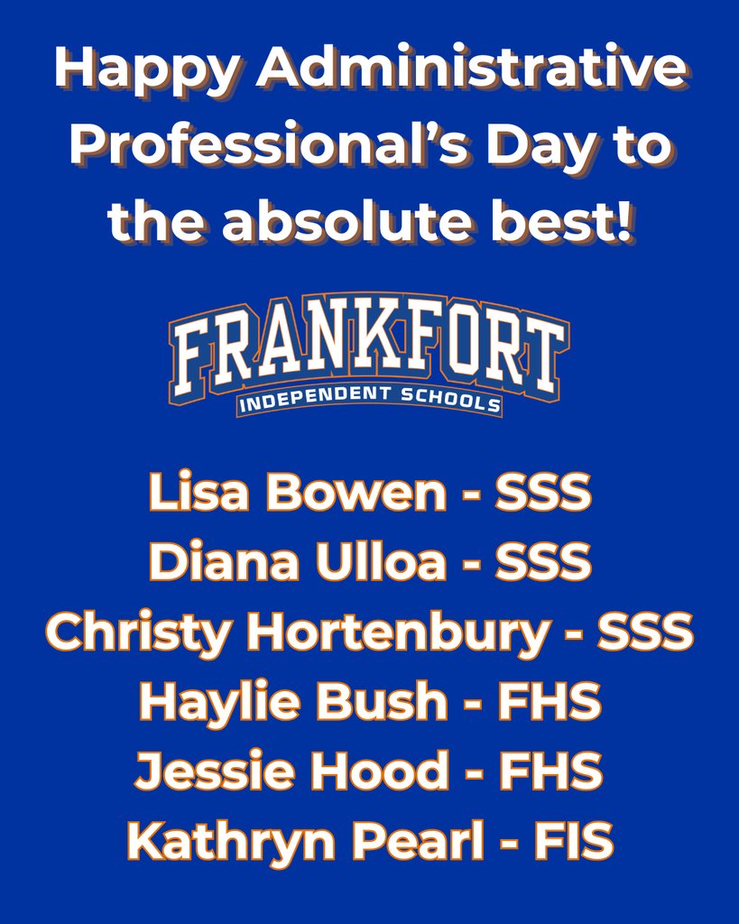 WeAreFrankfort's tweet image. Thank you to these amazing individuals for keeping us all the way together!

#WeAreFrankfort
#PantherPride