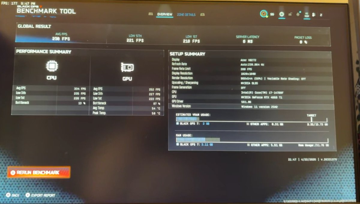 vay7k's tweet photo. More than double FPS increase 🚀 | Book an appointment now to get back in the game! https://t.co/w7uiF0DZ8h