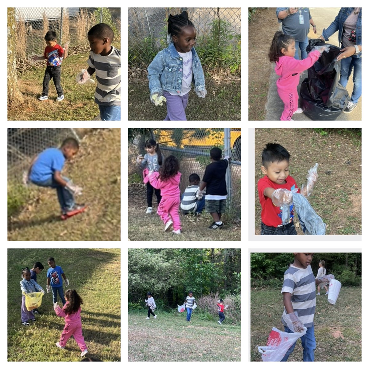 RCAELCPAT's tweet image. Today our Early Learning Center students celebrated Earth Day 🌎 by rolling up our sleeves and helping keep our campus clean! Our little learners made a big difference by picking up trash and learning how to care for the world around them. 💚 #EarthDay #FutureLeaders #KeepItClean