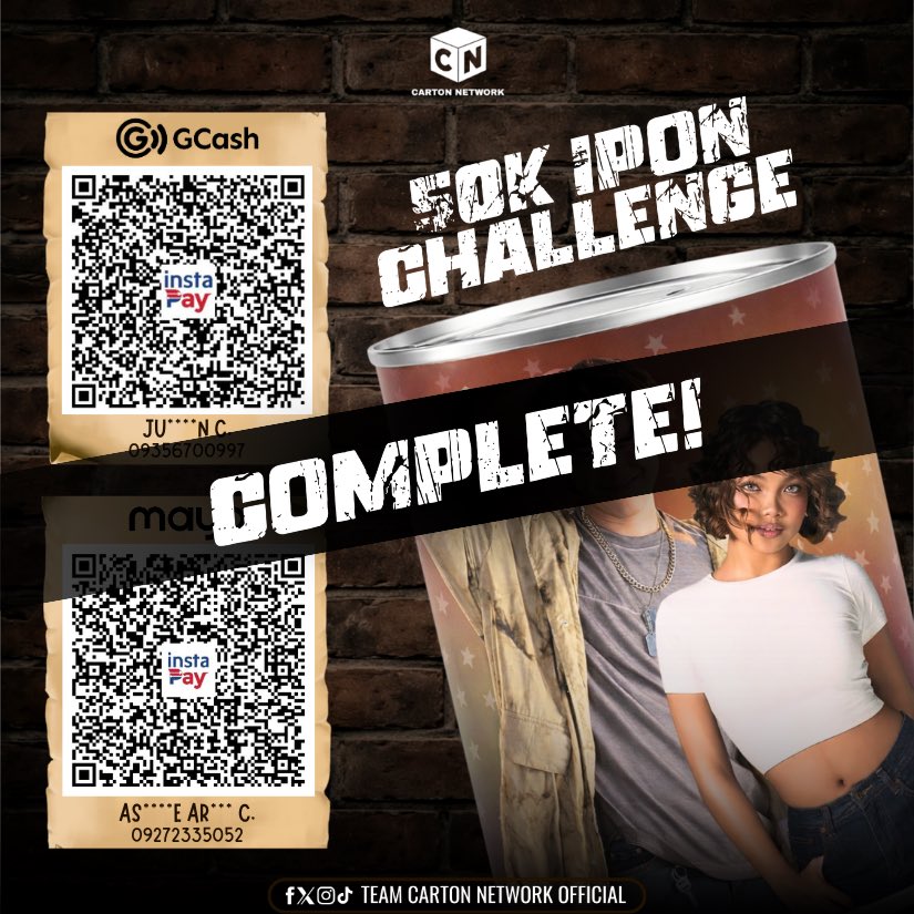 P50K IPON CHALLENGE COMPLETED! 

What a great day to celebrate—our ₱50,000 Ipon Challenge is officially complete! 💸✨
 This milestone wouldn’t have been possible without the support of our generous sponsors and our amazing couriers who are always with us every step of the way.