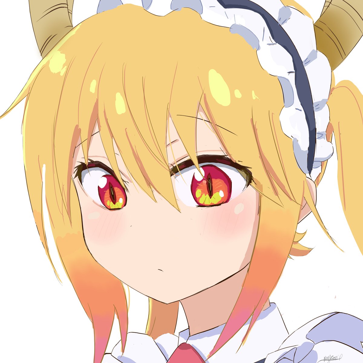 kaze_draws's tweet photo. Tohru from Kobayashi-san chi no maid dragon https://t.co/DXNW7vjmR1