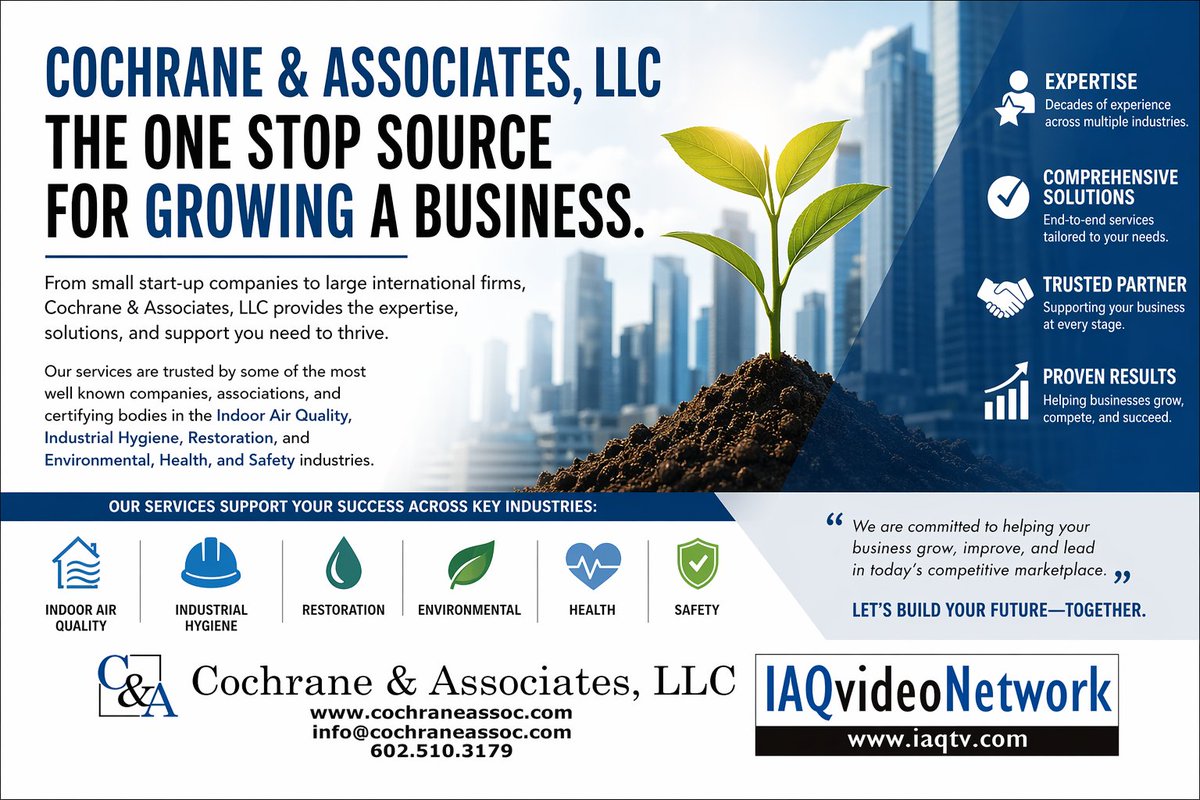IAQMarketer's tweet photo. Looking to grow your business...
https://t.co/9AmTr0TOJu info@cochraneassoc.com https://t.co/rS6KqTyWiZ