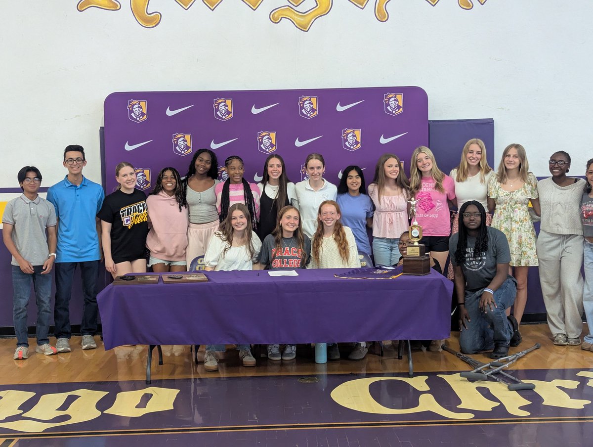 CCHS_Speed's tweet photo. Congrats to Mia Caporale for signing to run with Grace College today! https://t.co/ev51qFiPAI
