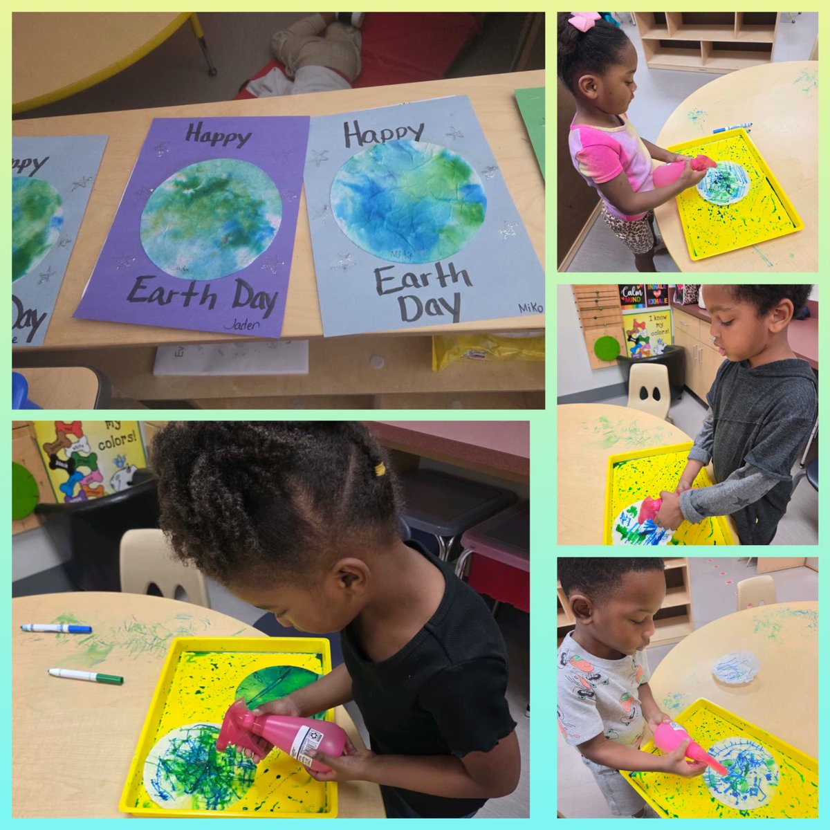 BilhartzElem's tweet image. Pre K 3's talked about Earth Day today. They were happy to learn how important it is to recycle, conserve energy  and plant trees. They made the Earth. 🌎 

#PantherPride ♥️🐾💙
#EarthDay