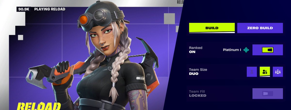 SpushFNBR's tweet photo. Hey @FortniteStatus / @EpicTofuChris can we PLEASE get fills on squad ranked reload if there's +1 member in the lobby 🙏 https://t.co/KGX6IDD75G