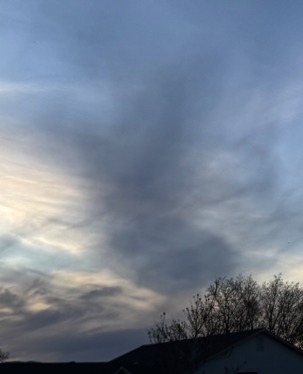 jonimarielew's tweet image. Never know what you’ll see in the desert.  #Nevada #desert #clouds #sunset #skies