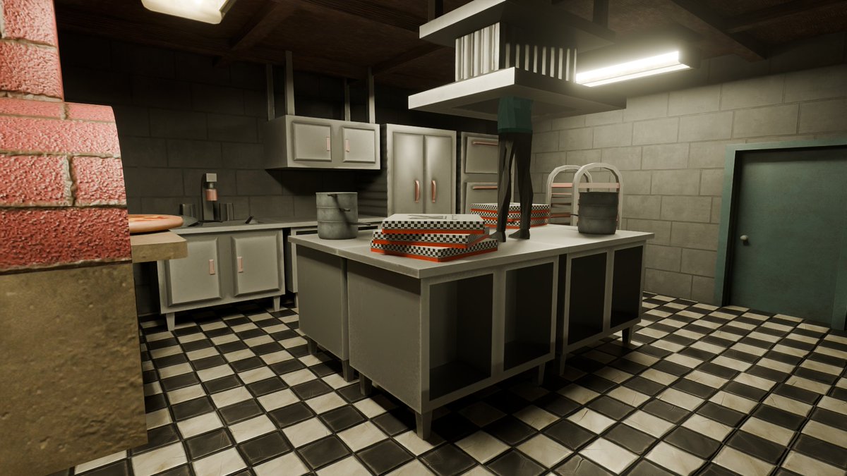 RTVSYFE's tweet image. Sup chat heres a kitchen WIP the map is lowk almost done ima be honest

Bob you silly goober..

#FNAF #Blender #3D #MAP