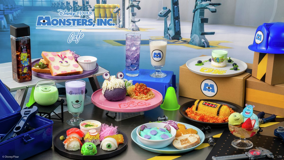 disneyjp's tweet image. ディズニー&amp;amp;ピクサー映画『#モンスターズインク』公開25周年をお祝いしたスペシャルカフェが期間限定OPEN🎉

📅4/23(木)～6/28(日)
📍OH MY CAFE (表参道ヒルズ)

個性豊かなモンスターたちをイメージした
メニューやグッズをお楽しみください🎶

▼詳細はこちら
monsters-ohmycafe.ltr-online.com (外部サイト)