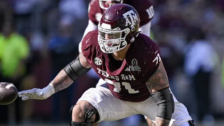 Everyone has their own draft crushes. This is mine, the Beast out of A&amp;M. Joe Hortiz needs to draft this man be it trade back in round 1 or hell reach for him at 22. The left side of the line will be a fortress and Justin will be cleaner and happier. Flag Planted: CHASE BISONTIS