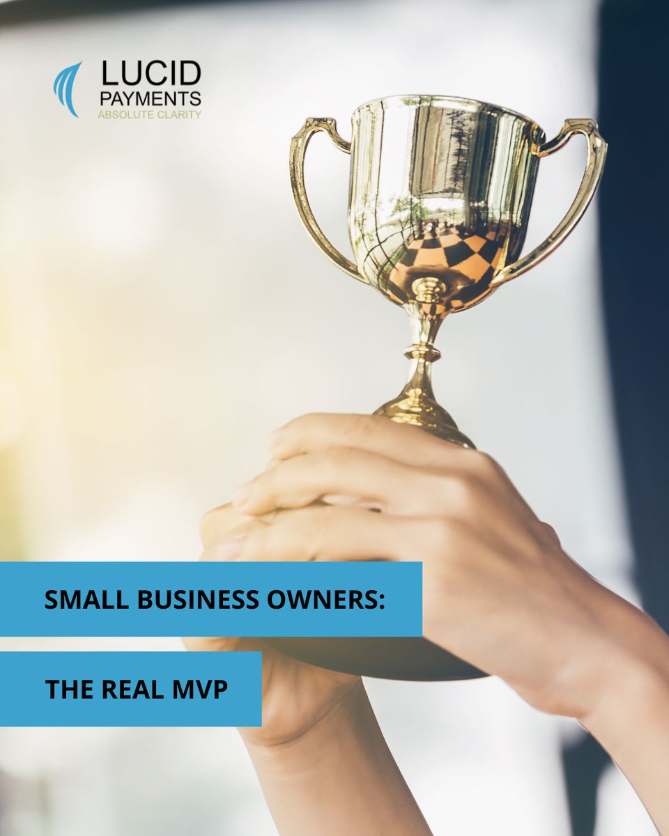 Lucid_Payments's tweet image. Small business owners really are the MVPs.

At Lucid Payments, we’re proud to support the people behind the businesses, helping make payments simple, transparent, and one less thing to worry about.

Because when small businesses win, we all do. 🏆

#paymentsolutions #businesstips