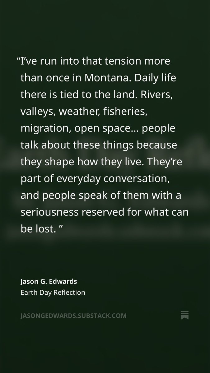 jasongedwards's tweet image. Read the whole reflection: open.substack.com/pub/jasongedwa… #earthday #flyfishing #rivers #faith #creationcare