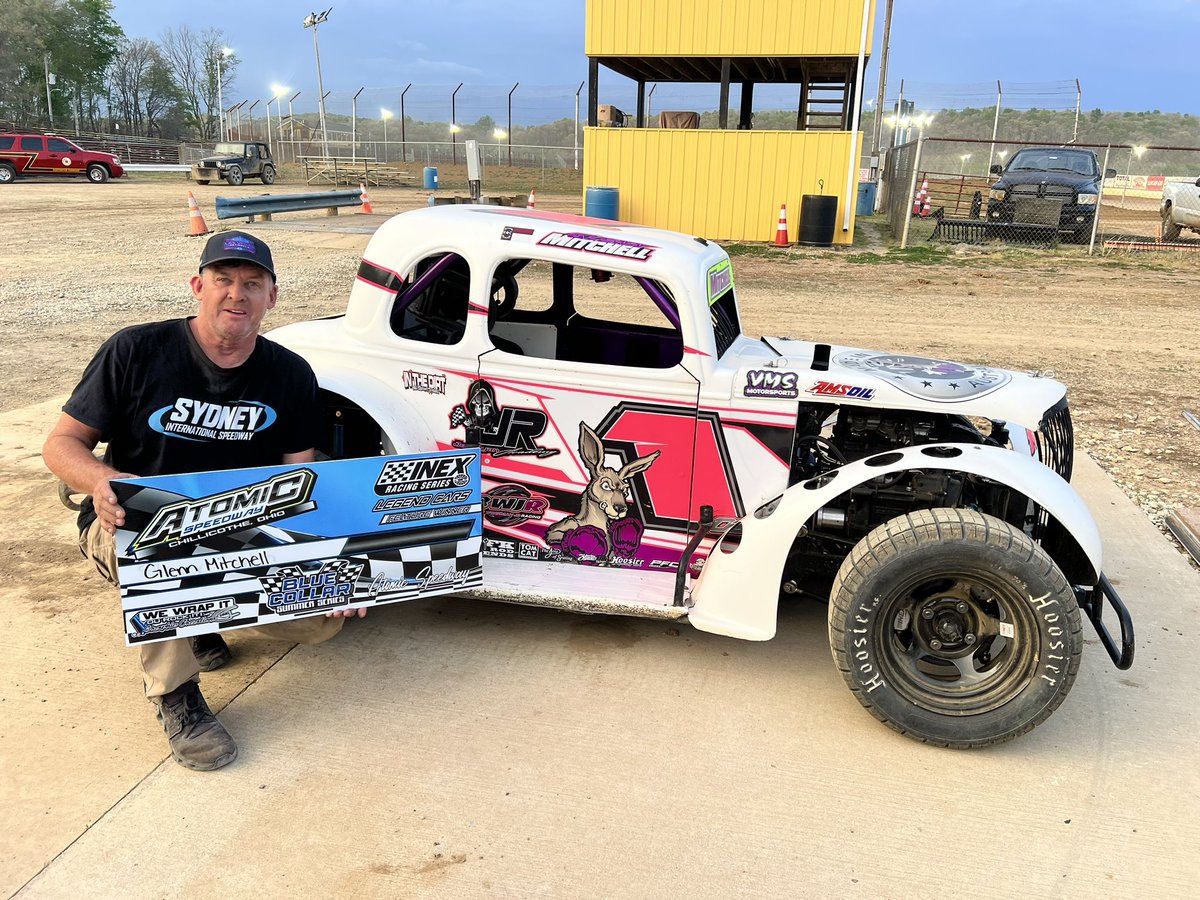 AtomicSpeedway's tweet photo. Congratulations to our night☝🏼Blue Collar Racing Series Feature 𝐖𝐈𝐍𝐍𝐄𝐑𝐒

Holdren Construction Sport Mods - Jeff Conrad 
Kryptonite Race Cars Modifieds - Landon Barker
Ohio Valley Legend Car Series - Glenn Mitchell https://t.co/ty57Yua8yy