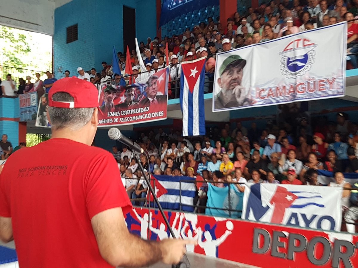 La «Inusual amenaza» que tanto temen los imperialistas se hará realidad en #Camagüey este #1Mayo porque #LaPatriaSeDefiende. Con masiva conmemoración proletaria en los #100AñosConFidel el pueblo agramontino exigirá con más fuerza que nunca: ¡#TumbaElBloqueo!. 
#PorCamagueyTodo