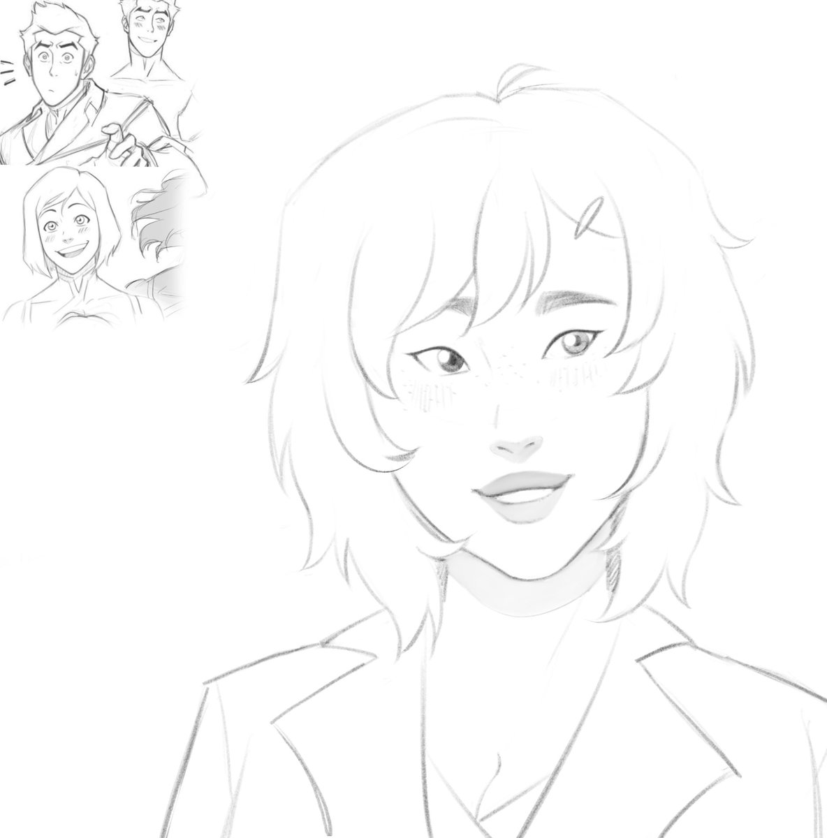 bibbyber's tweet image. lan mei in an (attempted) tlok style! i missed her so bad... shes so cute...

rts and comments appreciated :)

#atlaoc #tlokoc