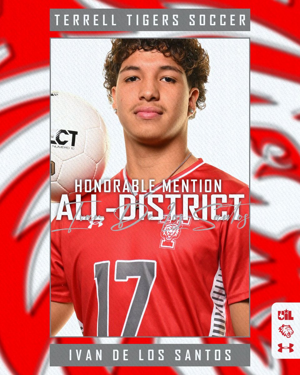 terrell_soccer's tweet image. Congratulations to Ivan De Los Santos on his Honorable Mention All District selection for District 15 5A.

#strongertogether 
#vamostigers
#FAMILY 

@TISDTigerSports @TerrellISD