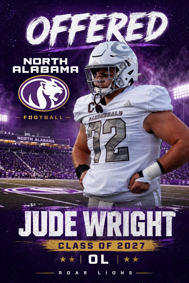 GdaleHSFootball's tweet photo. Congratulations Jude! #DMWH#EARNIT https://t.co/Ky6SbzLbWI