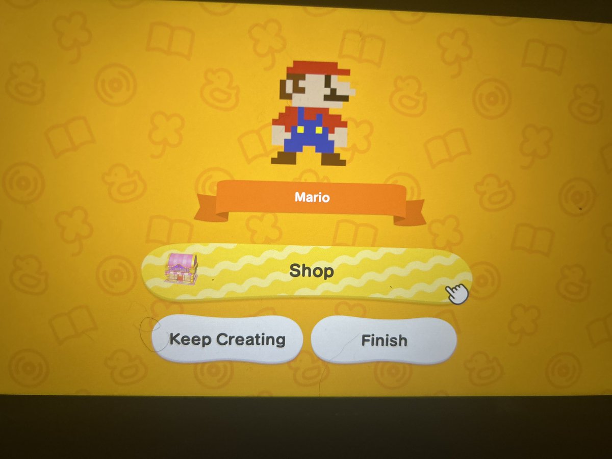 linkiSUwU's tweet image. Can’t show eveything I made but i made Mario as a pet! #Nintendo #Mario #tomadachilife #switch2