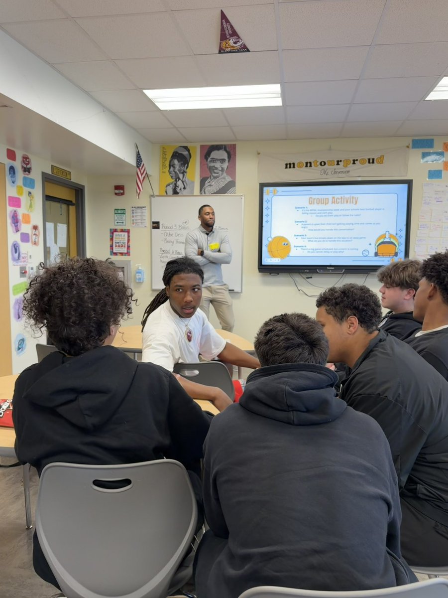 And that’s a wrap for our <a href="/hilltopspartan/">Montour High School</a> #BSU Career Speaker Series for 2026. Thank you <a href="/Kavon_Morman5/">Kavon Morman</a> for sharing your educational journey and words of advice with our students and student-athletes. #MontourProud #college #career #access 🏈🖤💛